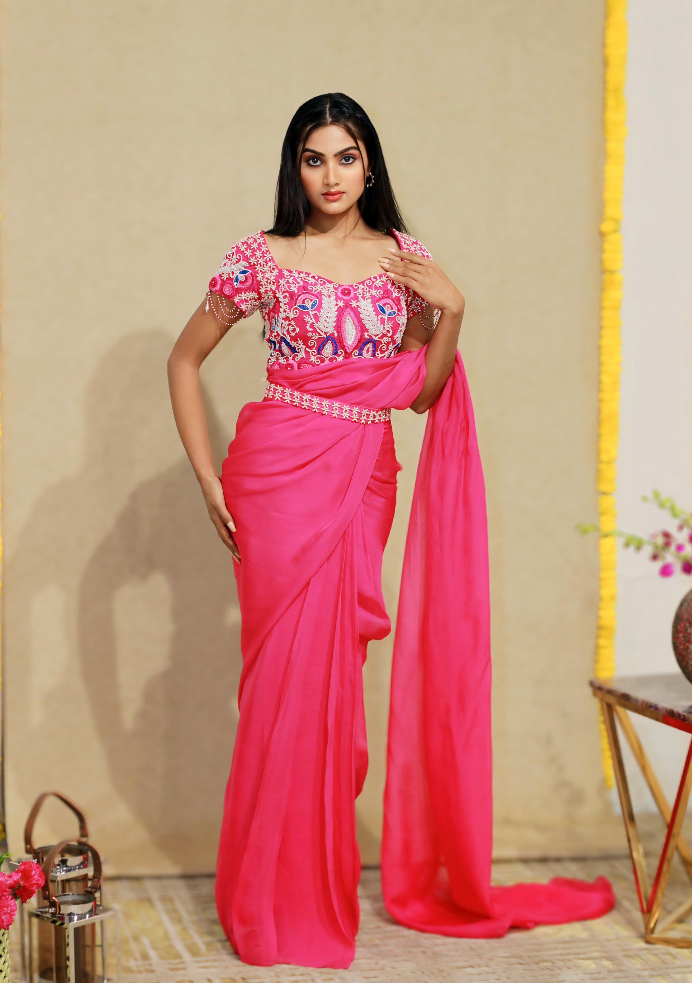 Rangoli Drape Saree