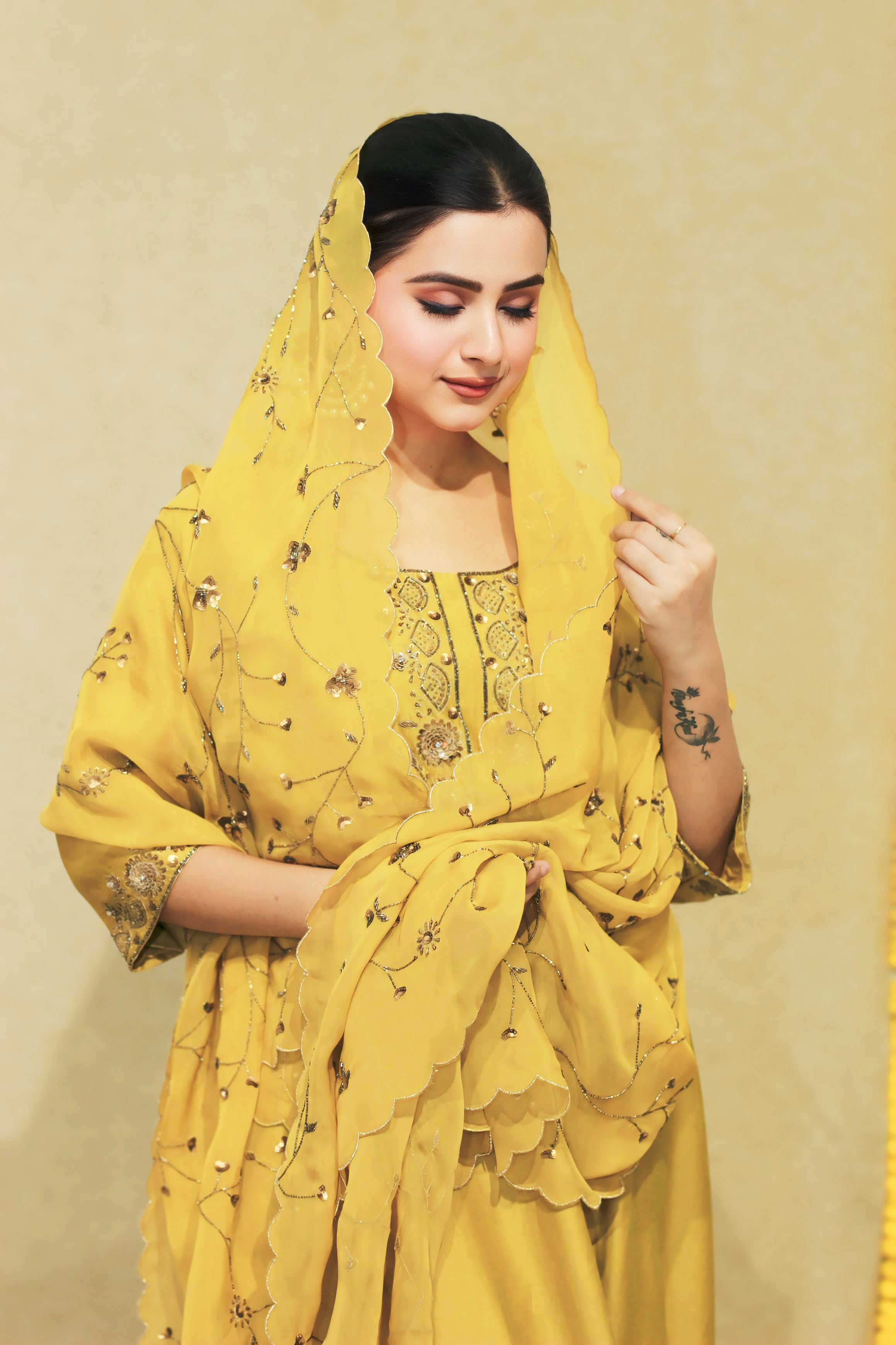 Shamaa  A-Line Kurta Set